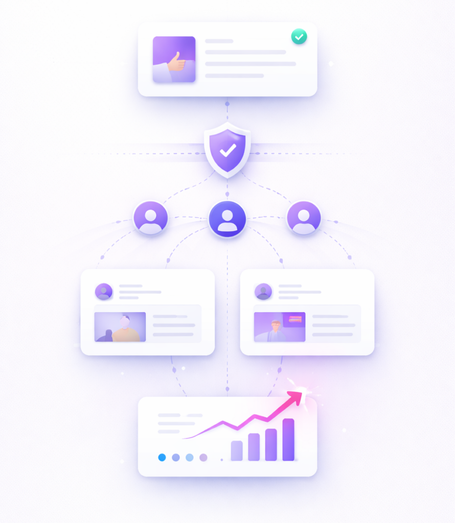 ambo screenshot of employee advocacy platform dashboard